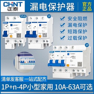 Chnt Leakage Switch Small Leakage Circuit Breaker Home Decoration Commercial Engineering Leakage Switch Ccc Warranty 5 Years Chnt