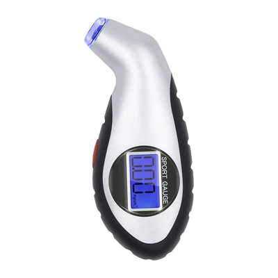 Digital Tire Pressure Gauge, Tire Air pressure gauge/tire pressure gauge - gl-0812-silver-black