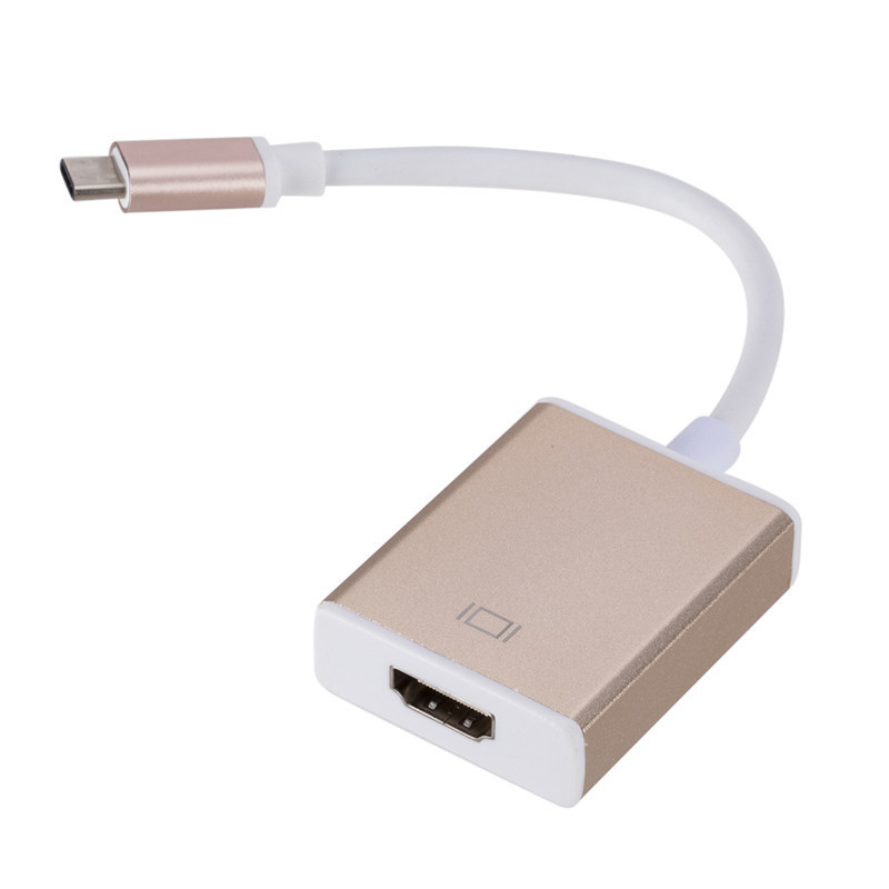 Convertidor tipo C a HDMI 4K, portátil, tableta, pantalla externa, teléfono móvil, dispositivo de misma pantalla, adaptador HD