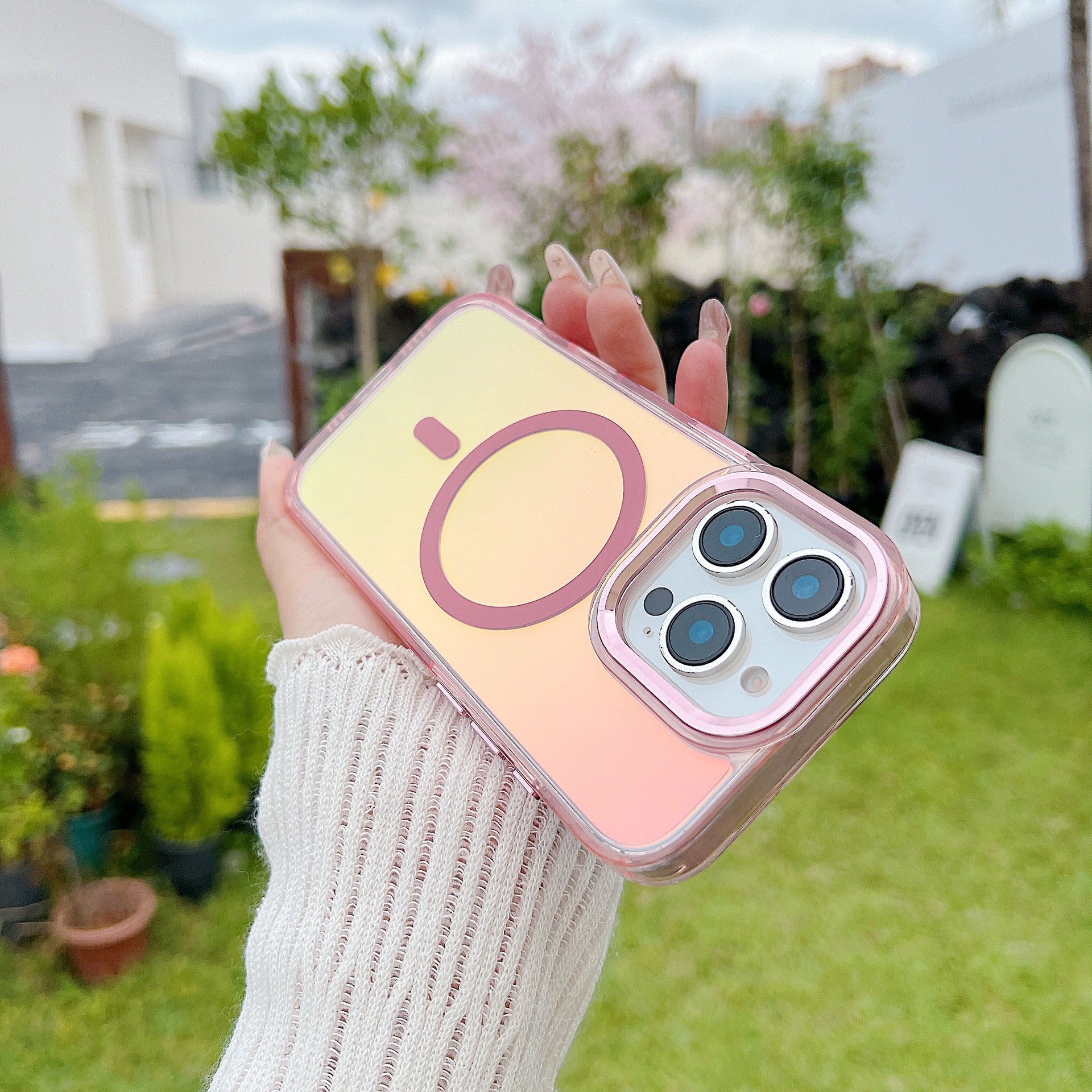 Funda magnética camaleón bright shadow para iphone y samsung_voghion.com