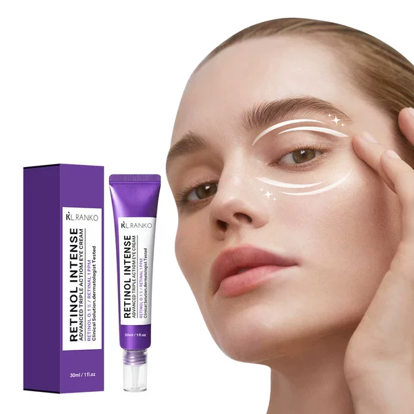 Cross-border Retinol Collagen Triple Anti-aging Eye Cream Eye Hydrating Moisturizing Nourishing Brightening Eye Cream Essence