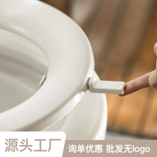 Toilet Lid Non-Dirty Hand Uncover Handle Toilet Lid Lifting Device Toilet Ring Lid Lifting and Pulling Anti-Dirty Hand Artifact