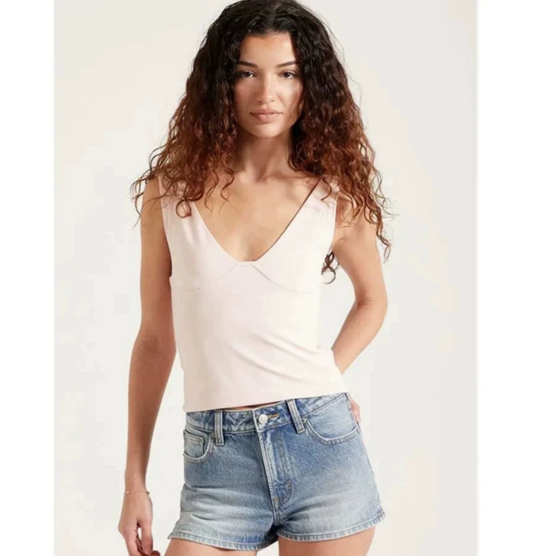2026 Cross-Border New Women's Clothing Ivy High-Waisted Holiday Women's Denim Shorts 2026 Cross-Border New Women's Clothing Ivy High-Waisted Holiday Women's Denim Shorts