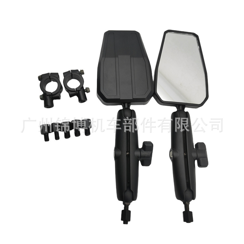 Espejo retrovisor para motocicleta aventura plegable ADV motocicleta estilo occidental reflectante espejo retrovisor para vehículo todoterreno suministro directo de fábrica transfronterizo