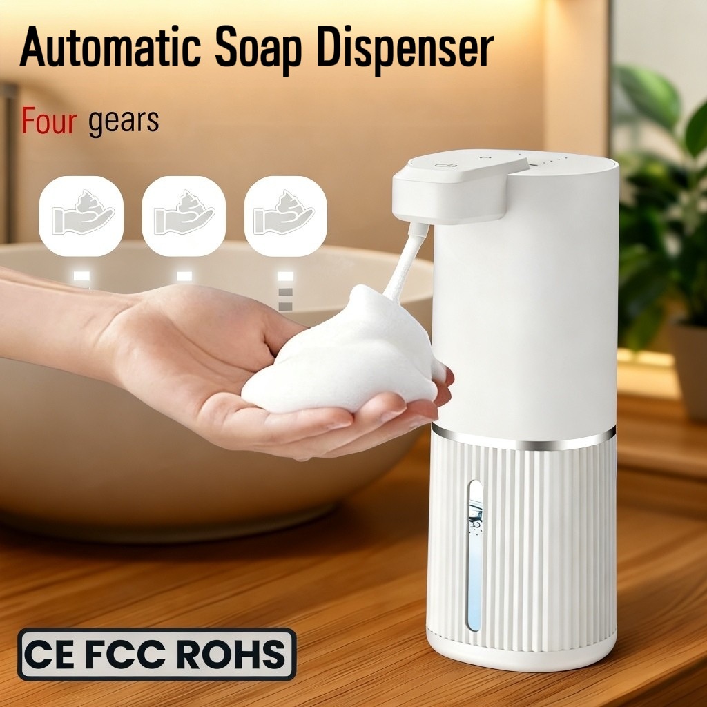 Automatic dynamic induction hand sanitizer from foam