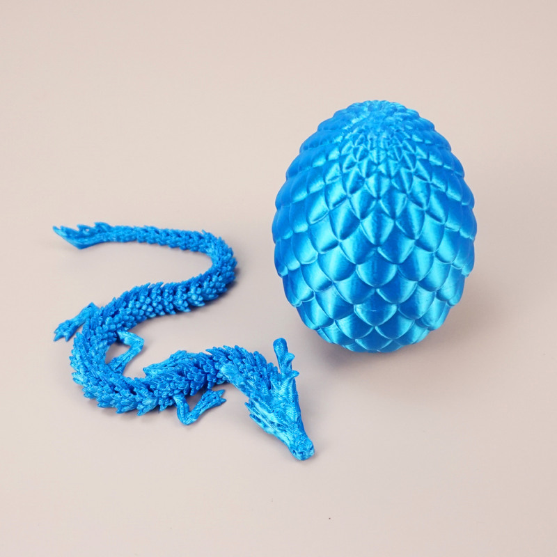 国境を越えた売れ筋の新しい 3D プリントドラゴンおもちゃの装飾品 3D プリント装飾クリエイティブトレンディな 3D プリントドラゴンの卵のおもちゃ|undefined