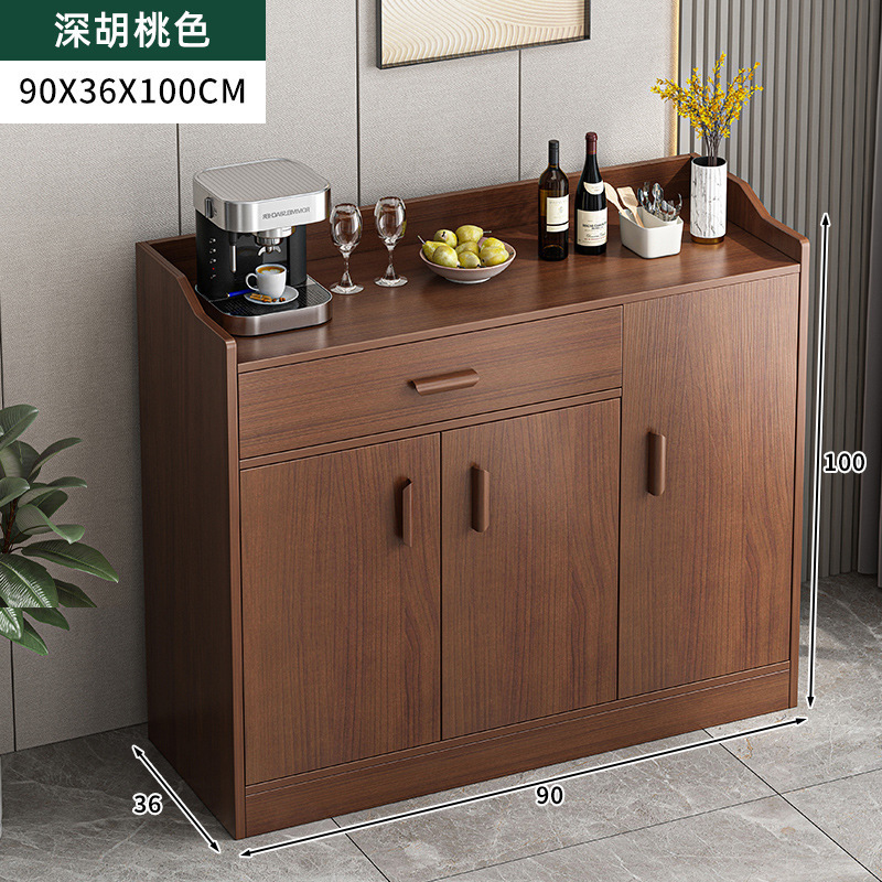 Comedor de té estilo chino sala de estar contra la pared armario de cocina contra la pared armario de almacenamiento con puerta casero multifuncional comedor
