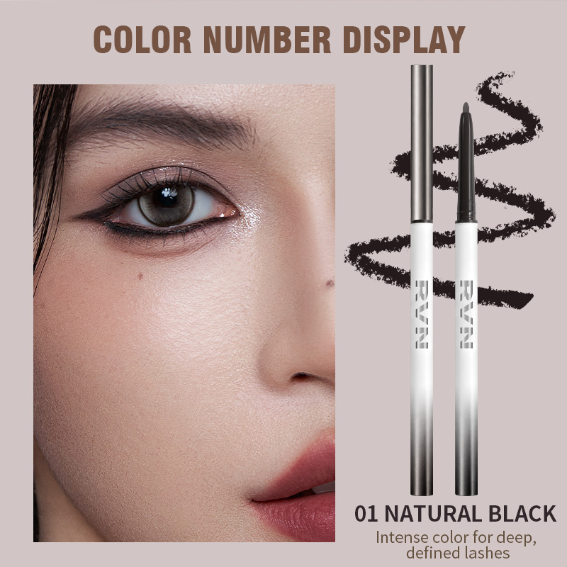 El delineador de ojos transfronterizo RVN delineador de ojos de color impermeable, maquillaje al por mayor, cosméticos europeos y estadounidenses, venta directa al por mayor. image 6