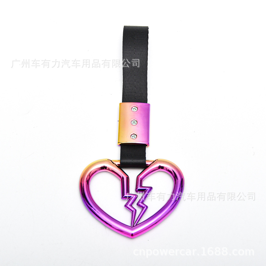 Anillo de Tirón Colorido JDM para Auto, Anillo de Advertencia con Corazón JDM Colorido, Anillo de Tirón con Diseño de Hello Kitty/Corazón image 9