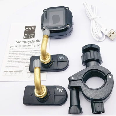 Tire pressure monitoring system Internal and External Digital Display - m5-built-in-elbow