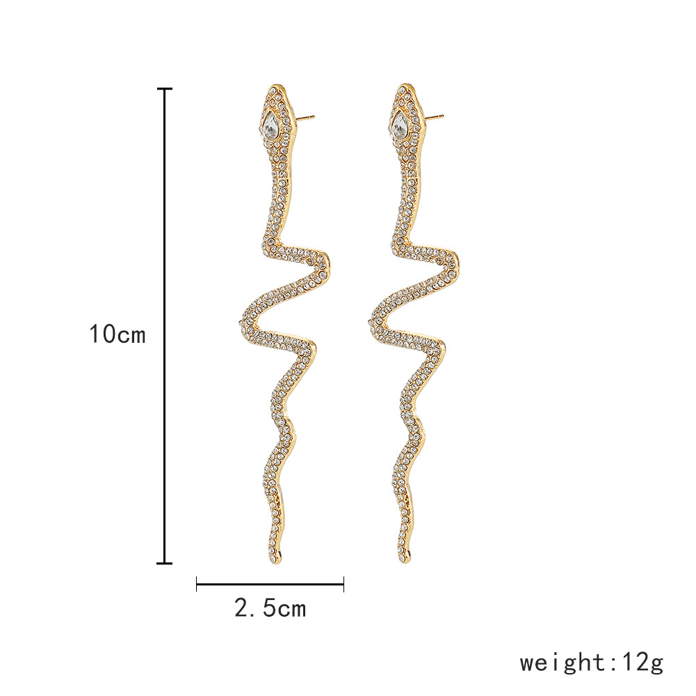 1 Pair Fashion Snake Alloy Plating Women's Drop Earrings display picture 28