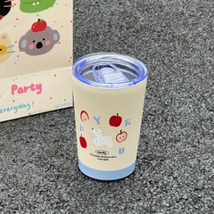 超ins西高地子犬小衆保温カップ洗練された高颜値304かわいいシンプルなコーヒーミルクカップ