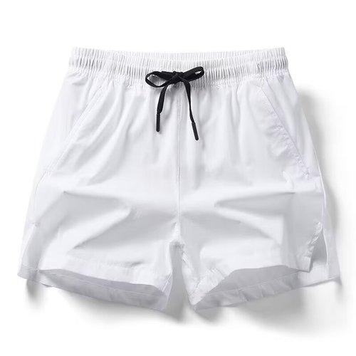 Men's American Thin Ice Silk Sporty Casual Shorts Summer Outdoor Quick Dry Training Running Three-Quarter Beach Shorts