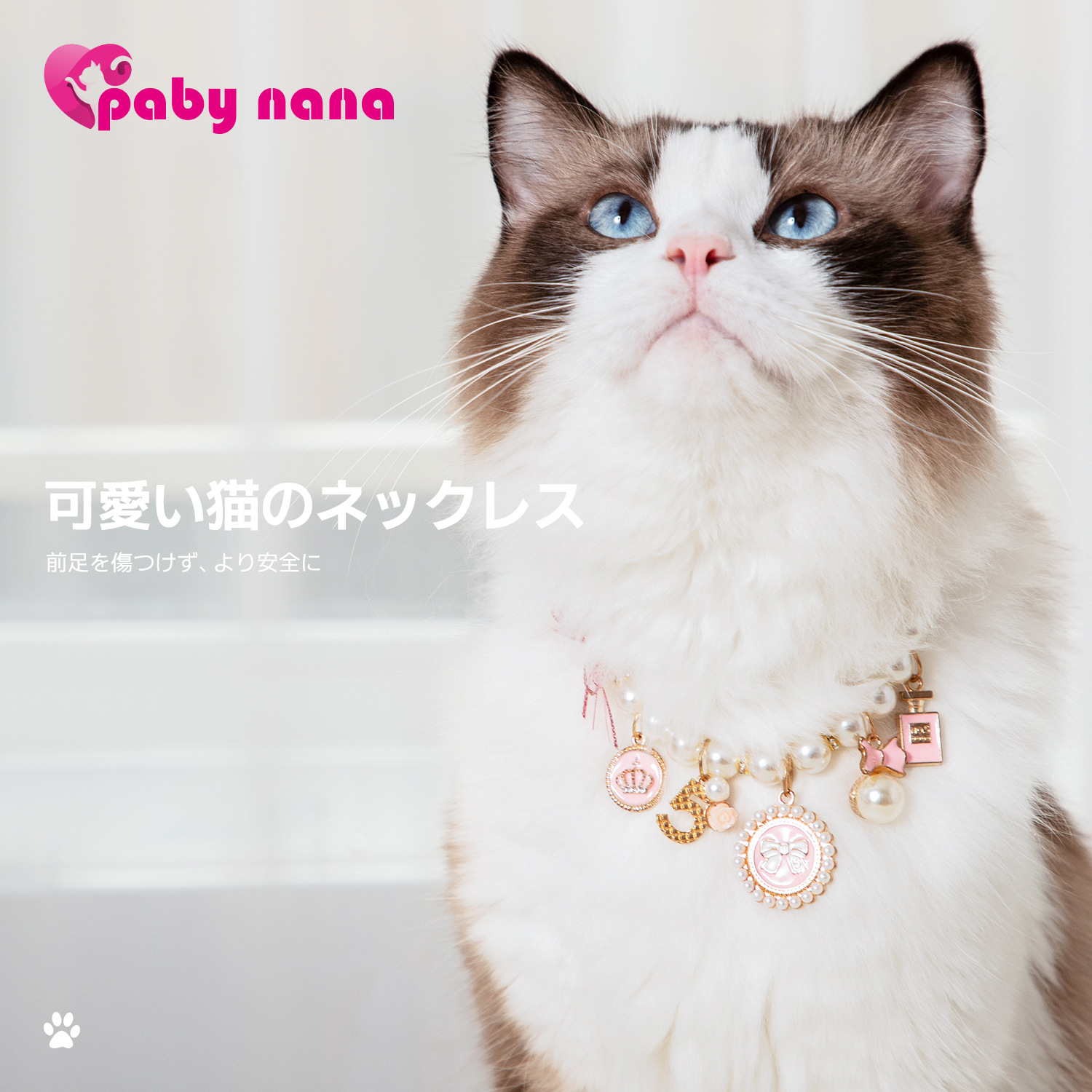 choker pearl with bow