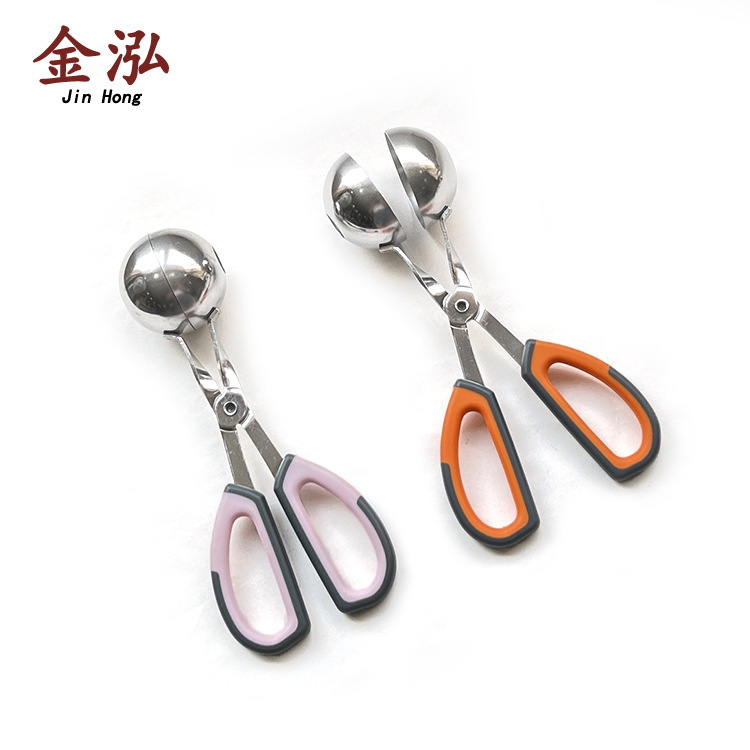새로운 손잡이 미트볼 클립 대형 미트볼 클립 미트볼 메이커 클립 미끄럼 방지 손잡이 미트볼 주방 가제트