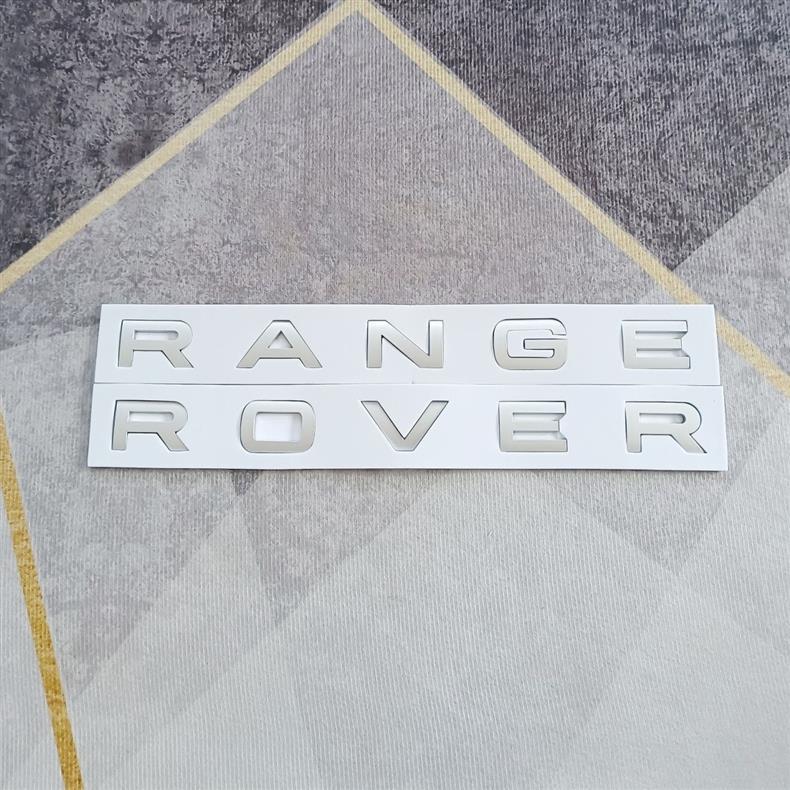 Land Rover car emblem, RANGE ROVER front hood logo, Aurora, Range Rover Sport, English letter stickers, car modification