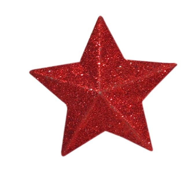 Decoraciones de árbol de Navidad transfronterizas polvo de oro de pentacos polvo de polvo de moldeo por soplado de pentacos de plástico al por mayor