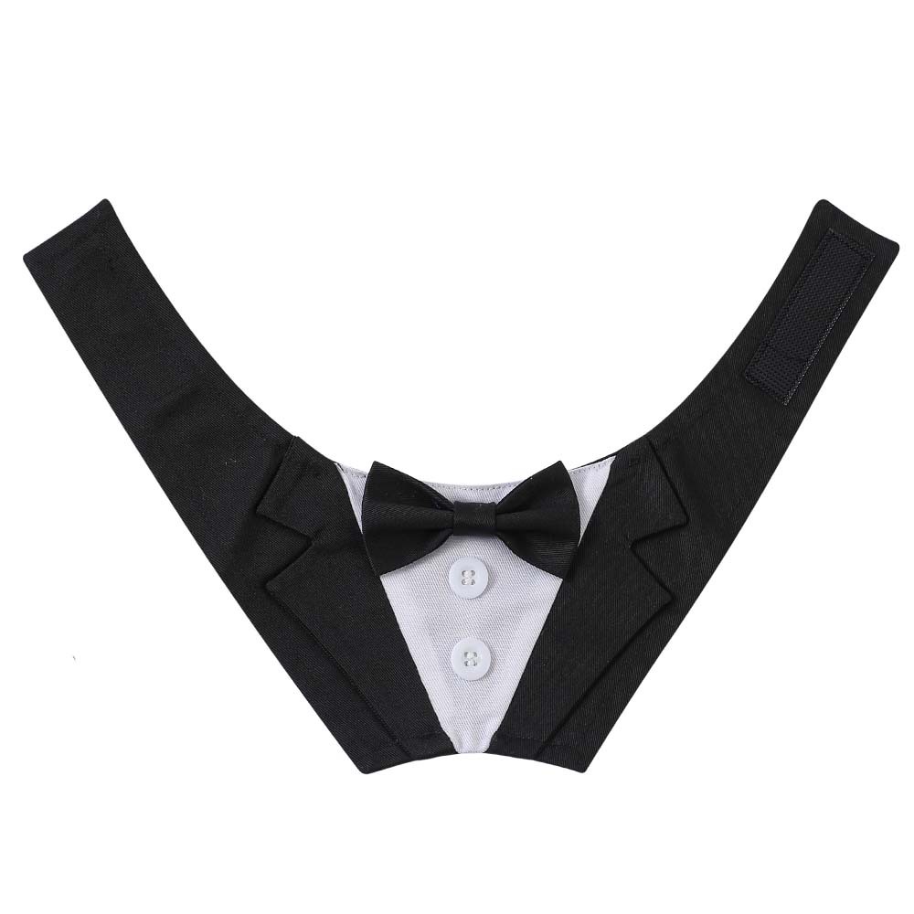 TANPOPO transfronterizo nuevo diseño original moda guapo mascota toalla triangular velcro toalla de saliva para perros