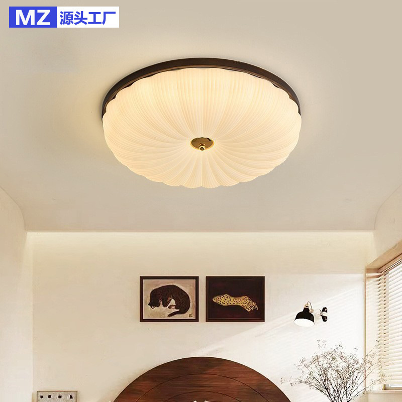 Ceiling Lamp, Bedroom Lamp, Antique Style, Acrylic, New Chinese Style, Creative, Personalized, Solid Wood, French Style, Eye Protection, Study Lamp