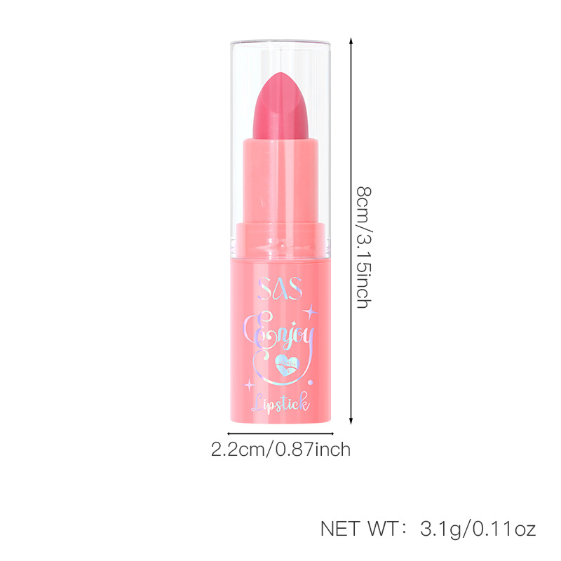 USHAS Bálsamo labial de punto transfronterizo europeo y americano Taza impermeable y antiadherente Bálsamo labial hidratante de larga duración SAC165 image 6