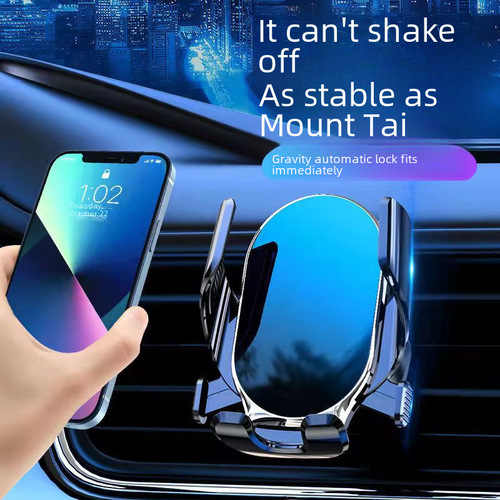  New Dashboard Windshield Mount Mirror Automatic Clip Rotatable Air Vent Car Navigation Holder