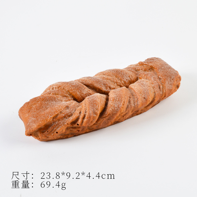 Entrega de una sola pieza PU falso pan decoración de la boda modelo de decoración de la habitación accesorios largo francés palo modelo de simulación de pan