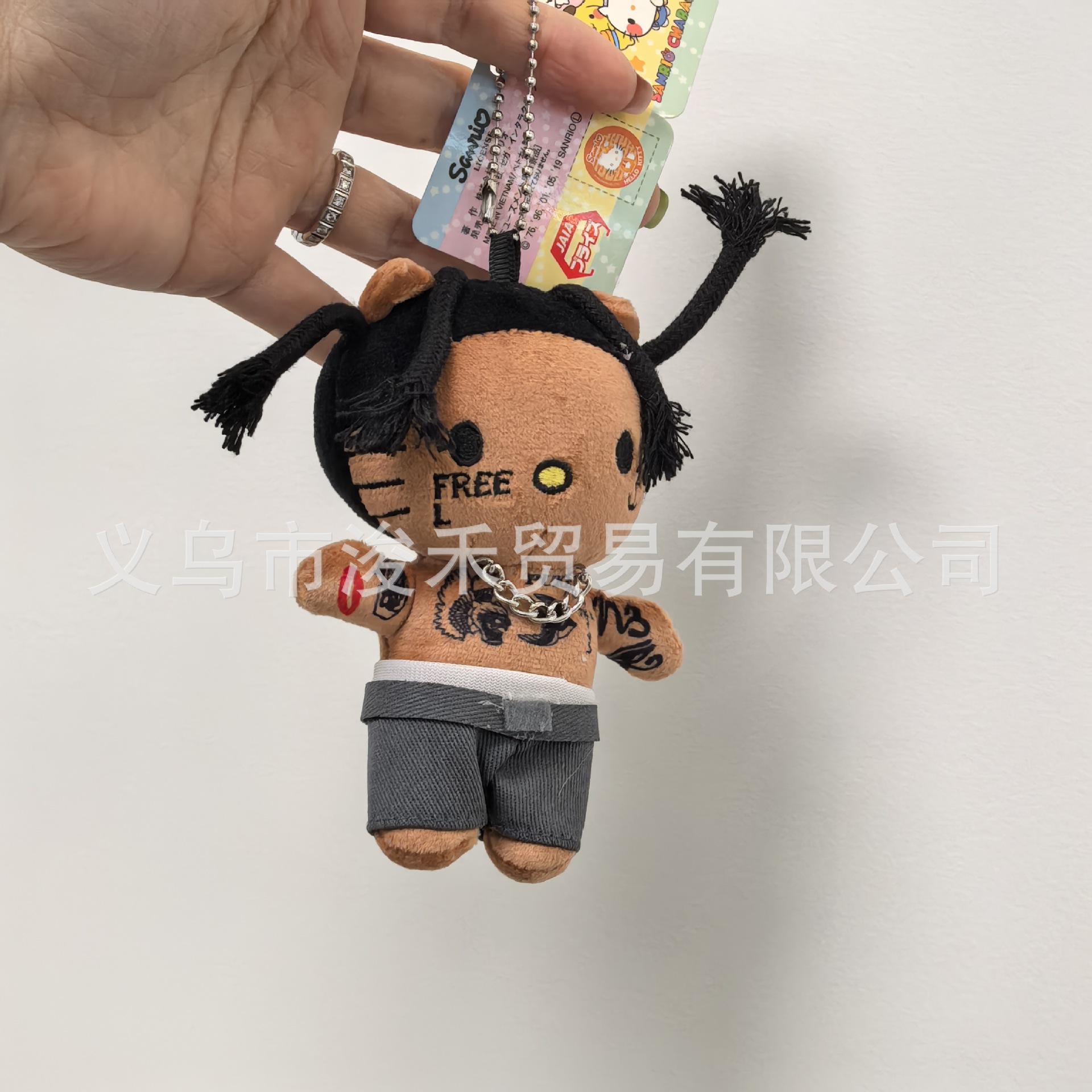 Amor hellokitty muñeca colgante llavero colgante bolsas de regalo bolsas de peluche lindo muñeca colgante lindo