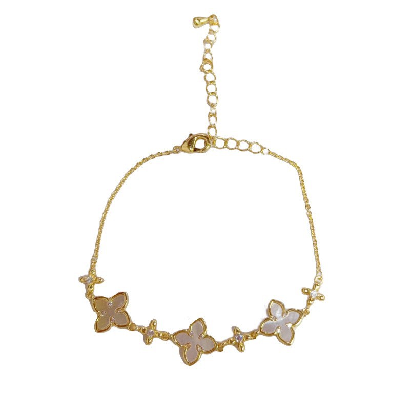 Moda de nicho, personalidad única, tendencia, pulsera de circón, diseño de todo fósforo de lujo ligero para mujer, joyería de sentido simple y avanzado al por mayor