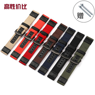 Spot Canvas Strap Nylon with Leather Strap 20 22mm for Samsung S3 Huami Jeep Lengthened Strap