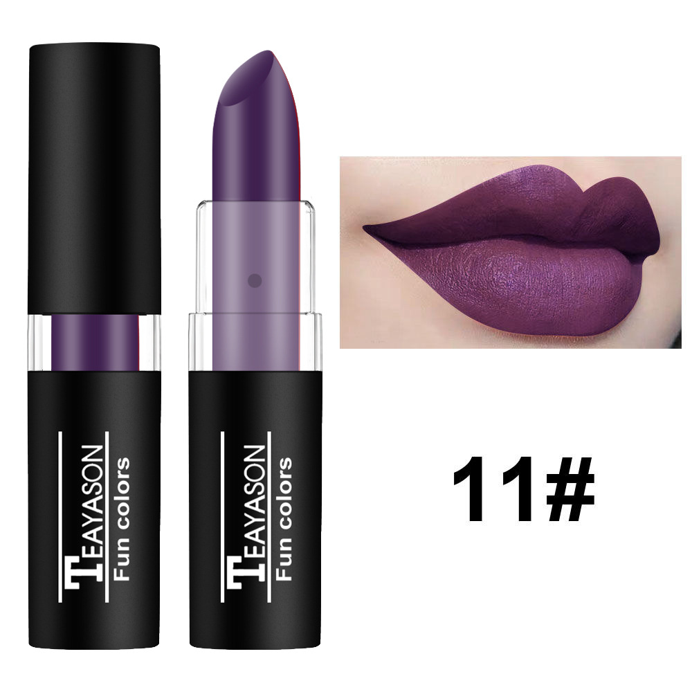 Retro Halloween Lipstick For Creative Makeup Dark Nude Olive Black_voghion.com