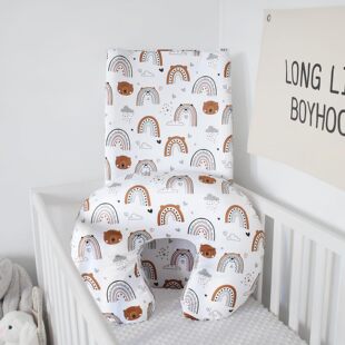 Cross-border e-commerce popular maternal and child supplies nursing pillow newborn nursing pillow baby learning pillow anti-spitting milk pillow pillowcase