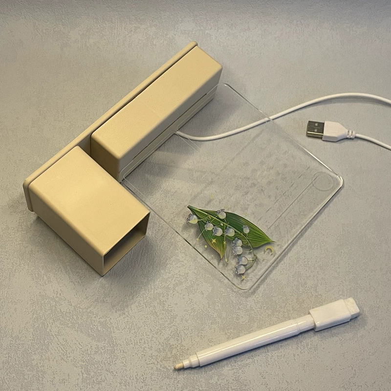 Pens holder, night light, calendar, acrylic board, LED lantern for bed, 3D