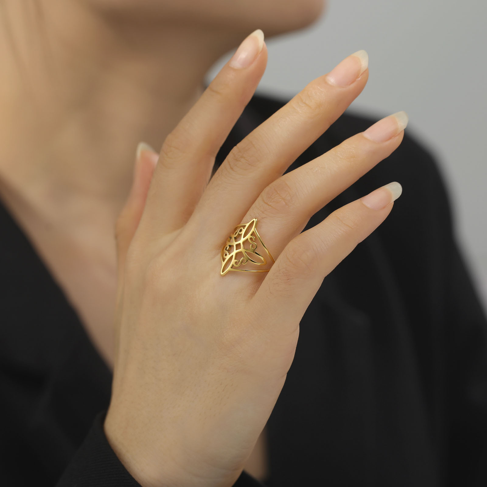 fashionable universal ring stainless steel