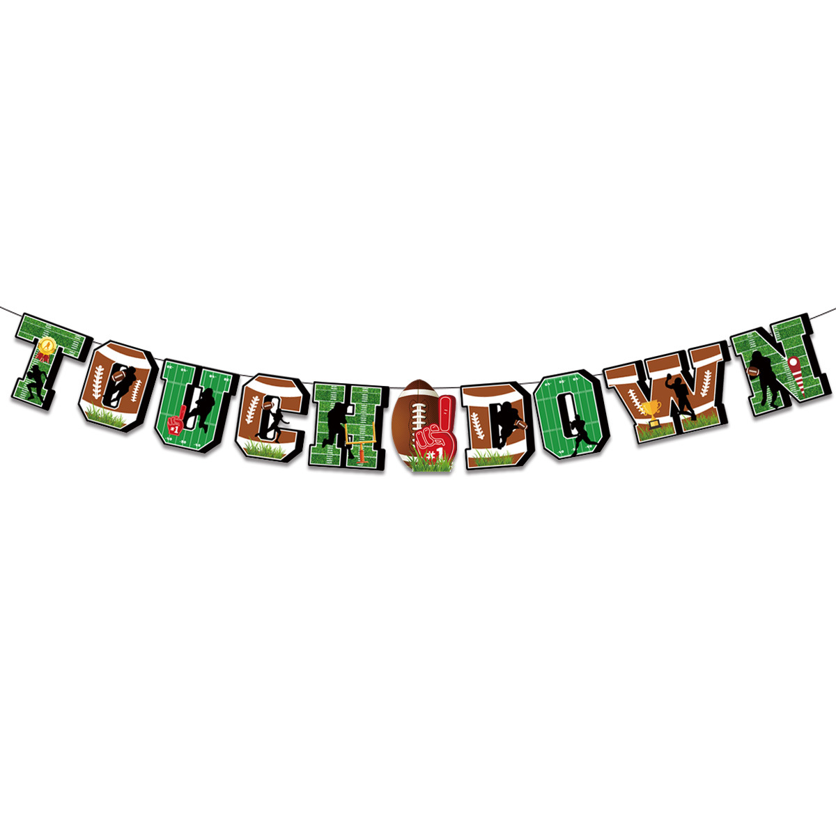 Super Bowl rugby fútbol americano fiesta de cumpleaños de los niños vajilla Placa de papel mantel decoración suministros del partido