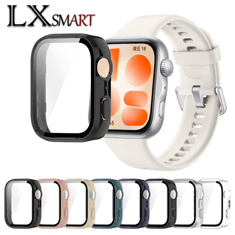 Suitable for Huawei Fit5/5 pro protective case HUA WEI tempered film PC case and film integrated Huawei FIT5 watch case