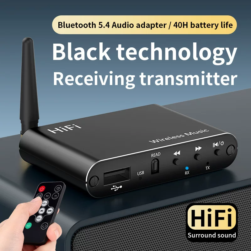 Ниша лихорадка неразрушающее качество звука Bluetooth 5.4 принимает запуск старого аудиоусилителя HIFI аудиоадаптер