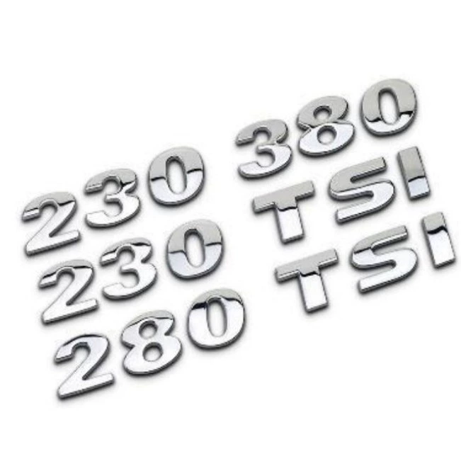 Автомобильный стандарт смещения 230280330380TSI Автомобильный знак новый Sagitar Passat Lindu металлический автомобильный задний знак