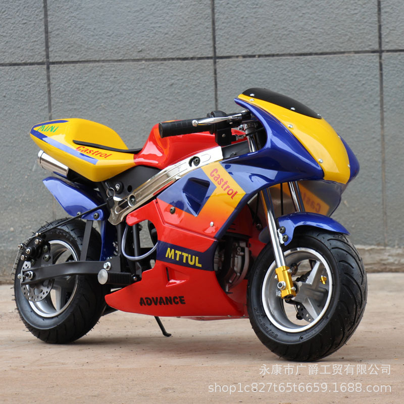 跨境电商工厂生产儿童汽油49cc50cc玩具酷车摩托车街车小跑车
