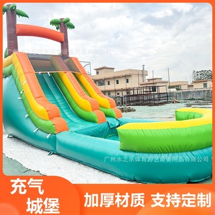 Inflatable Slide Large Outdoor Summer Children's Climbing Paddling Pool Commercial Inflatable Castle Trampoline Park Manufacturer