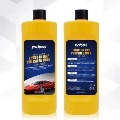 Automotive sheet metal fast wax PKG3 wax three-in-one polishing wax polishing agent abrasive mirror reducing agent (Car wax) - three-in-one-fast-wax