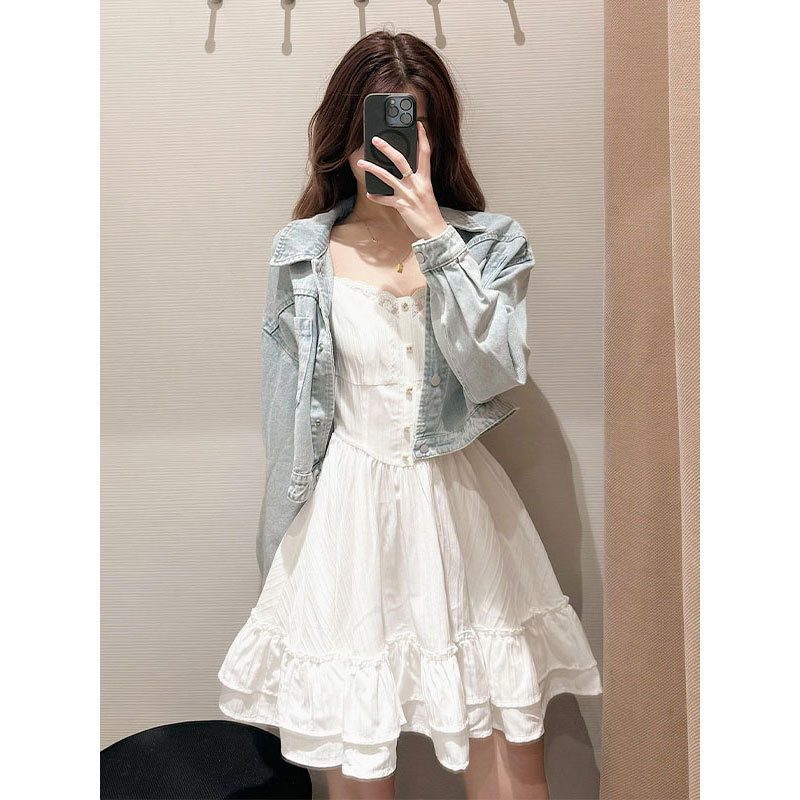 데님자켓 싱글피스 [고급원단]