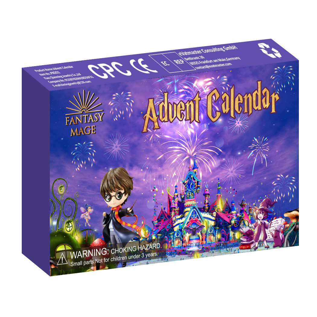 thumbnail image 1 of Calendario de Adviento de Navidad Harry Potter SHUANG Caja Sorpresa Regalo de Cuenta Regresiva 24 Días, 1 of 4