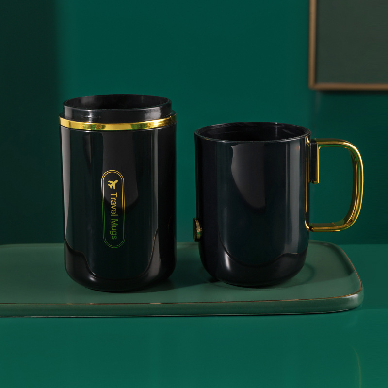 Viaje taza de enjuague mangos de cepillo de dientes conjunto de taza de cepillo de dientes pareja de estudiantes universitarios taza de cepillo de dientes casera taza de cepillo de dientes