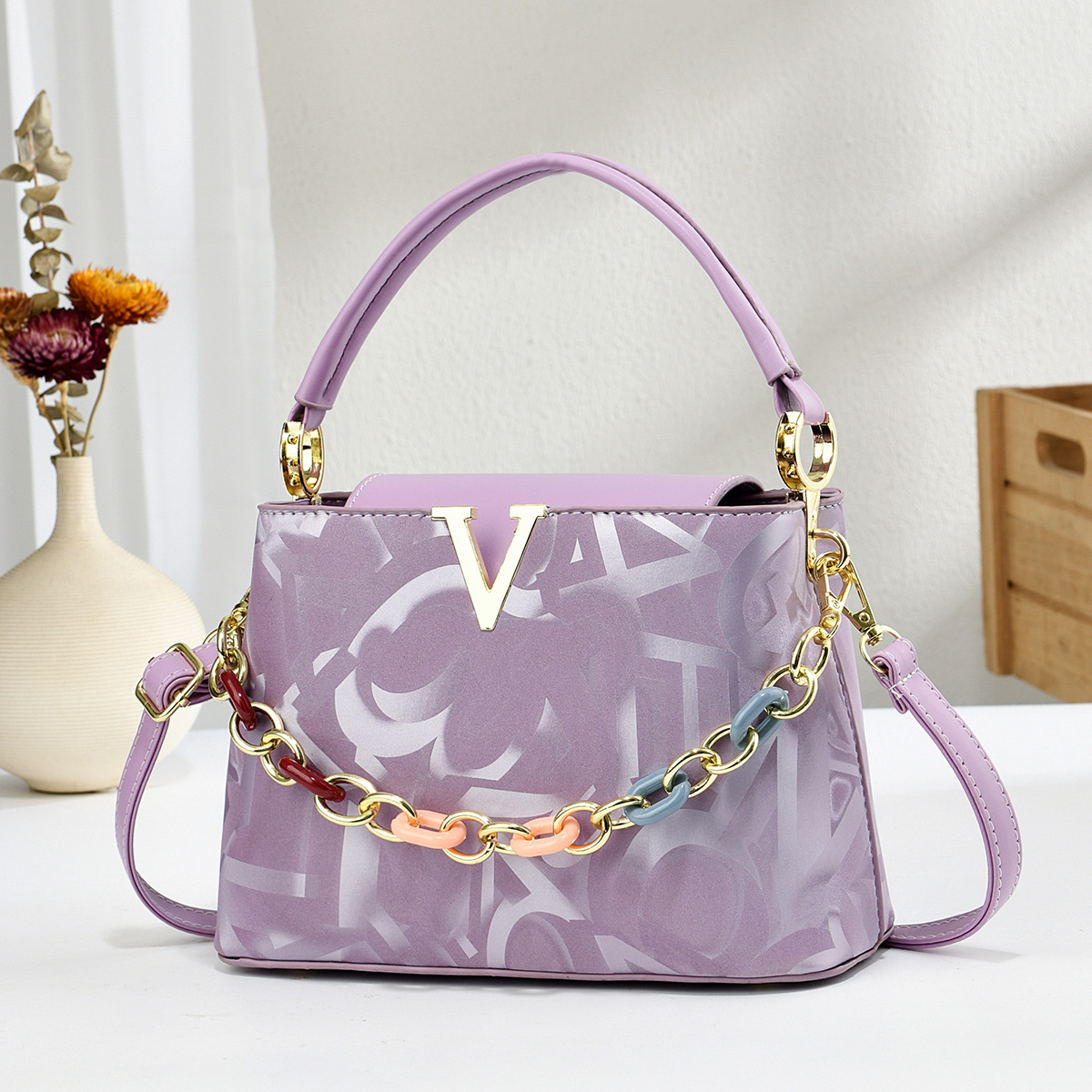 Diseño de moda bolso de mano de mujer universal bolso de viaje temperamento casual bolso de hombro de un solo hombro Handbag