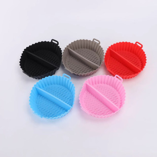 Air Fryer Silicone Baking Pan Oven Universal Baking Pan Food Grade Silicone BBQ Pan Cake Mold Baking Mold