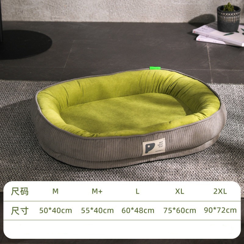 Four Seasons Universal Pet Nest Oval nido de gato nido de perro Cama de Gato nido de felpa resistente a los mordiscos pelo antiadherente suministros para mascotas estera del perro