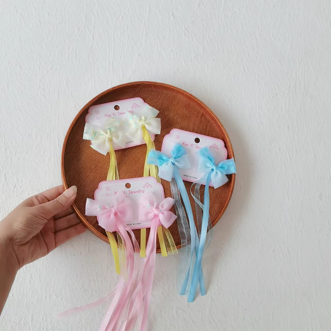 Niños nuevos clip de pelo antiguo niñas Tang traje Hanfu clip de pelo niña china clip de estilo antiguo clip