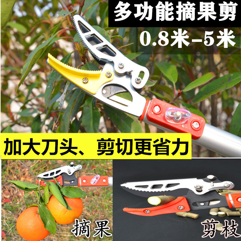 摘果器日式伸缩高枝剪高空剪枝剪采摘荔枝龙眼枇杷