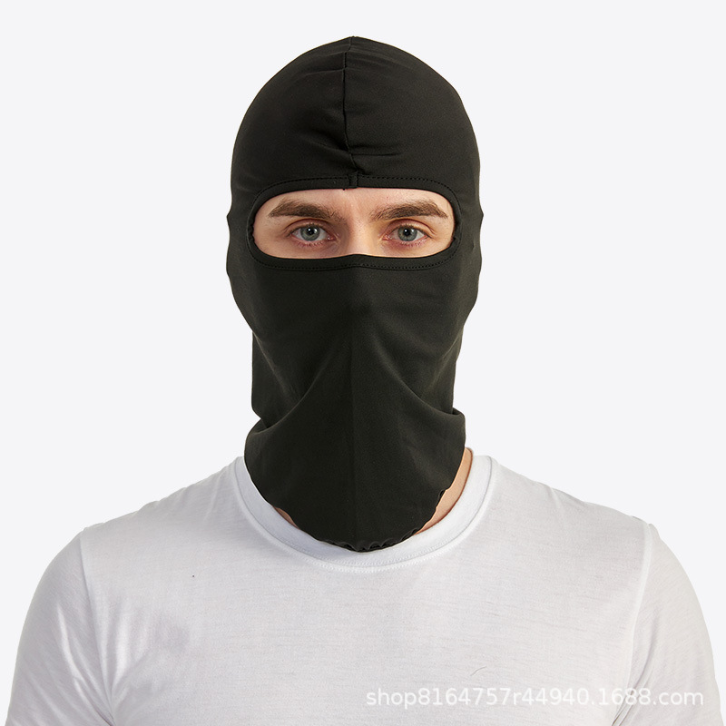 Amazon popular al aire libre ciclismo motocicleta forro máscara a prueba de viento capucha pasamontañas máscara sombrero