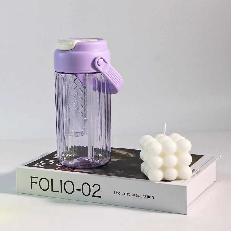 Summer capacious high quality plastic handheld children's glass